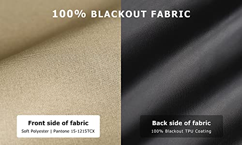 Linen Blend Blackout Roman Door Shade