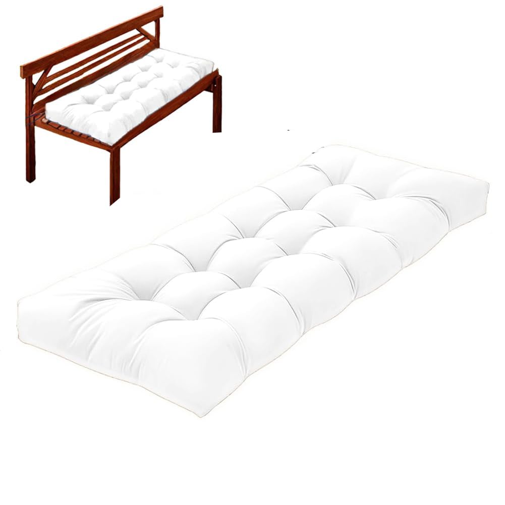 Indoor Outdoor Bench Cushion with Ties