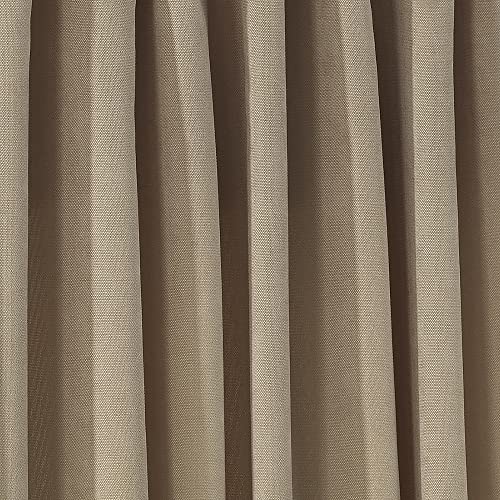 Pinch Pleated Faux Velvet Room Darkening Curtain Panel