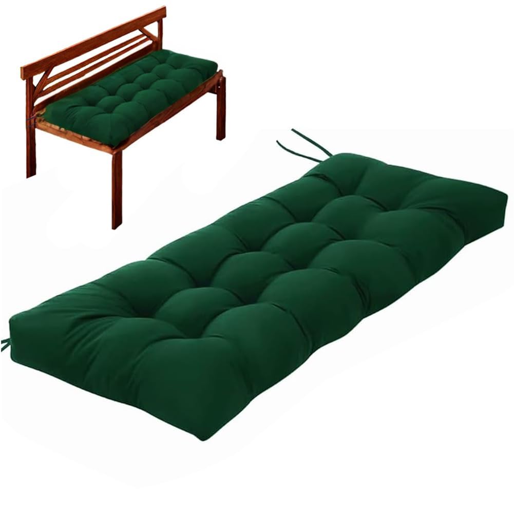 Indoor Outdoor Bench Cushion with Ties