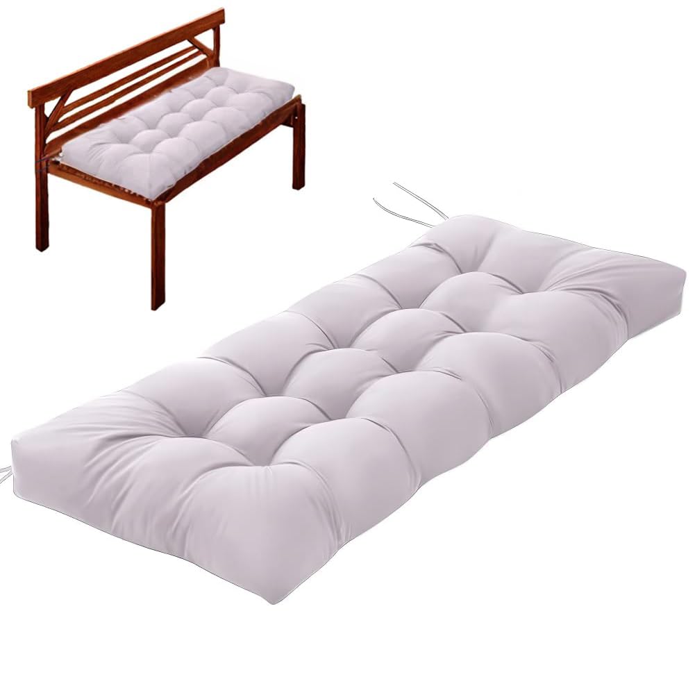 Indoor Outdoor Bench Cushion with Ties