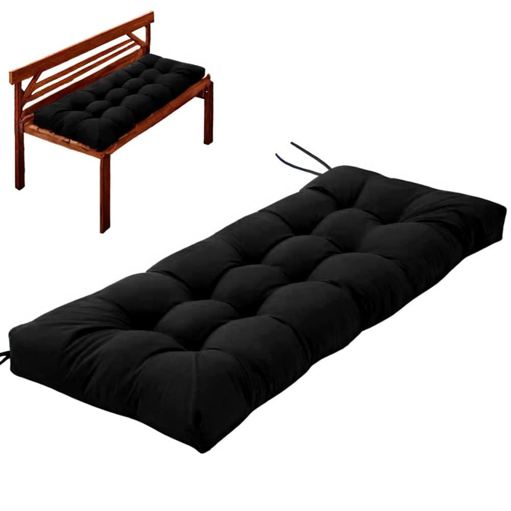 Indoor Outdoor Bench Cushion with Ties