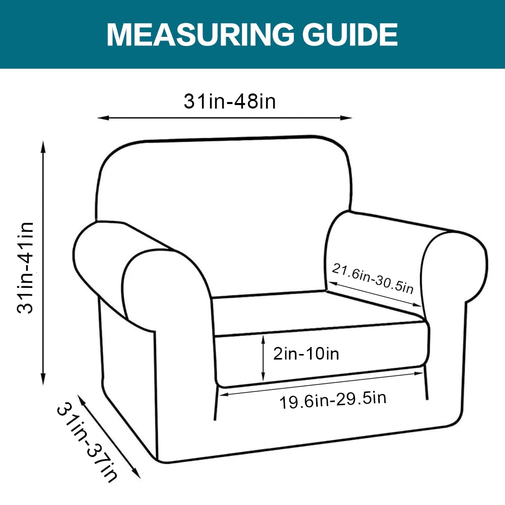 Stretch Sofa Cover with Cushion Covers Set