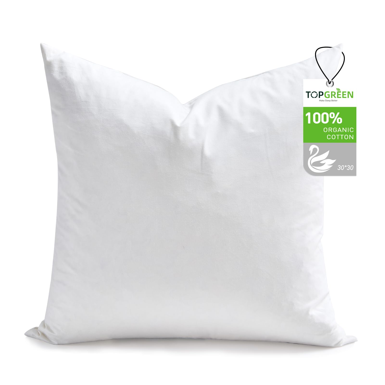 TOPGREEN Feather Down Pillow Insert