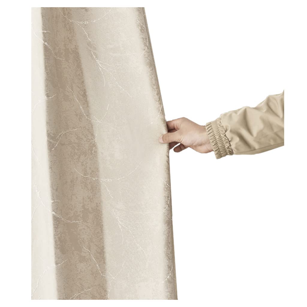 Jacquard Blackout Room Darkening Curtains Set