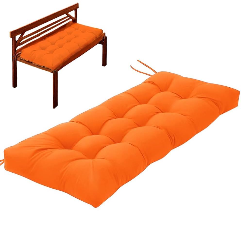 Indoor Outdoor Bench Cushion with Ties