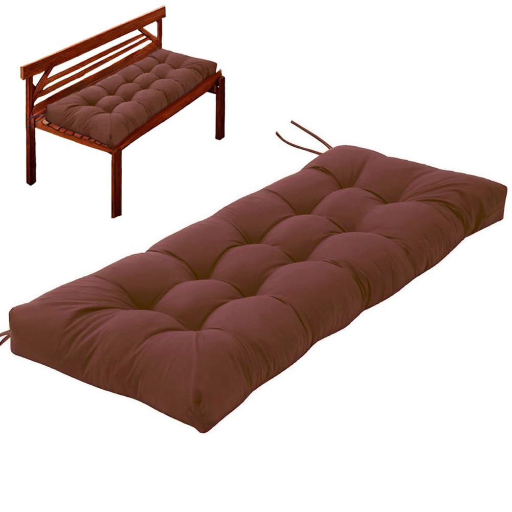 Indoor Outdoor Bench Cushion with Ties