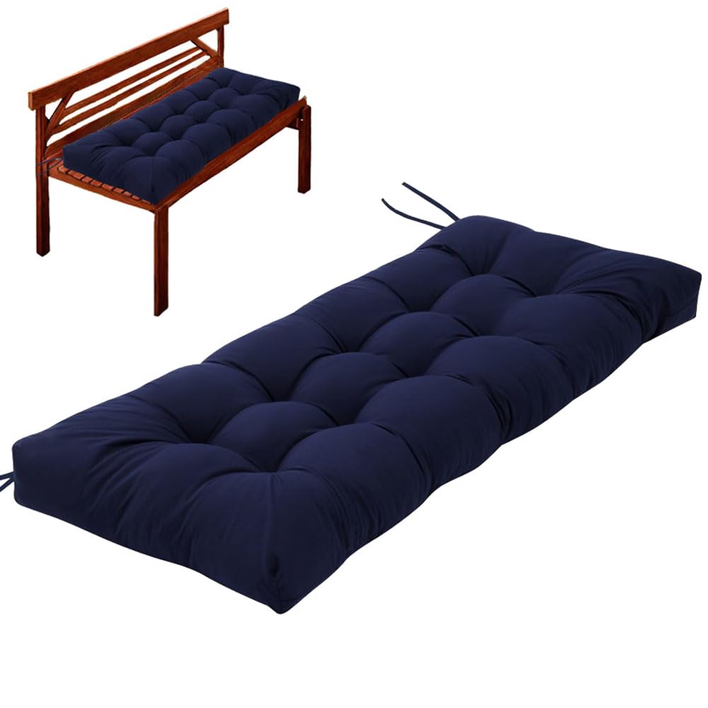 Indoor Outdoor Bench Cushion with Ties