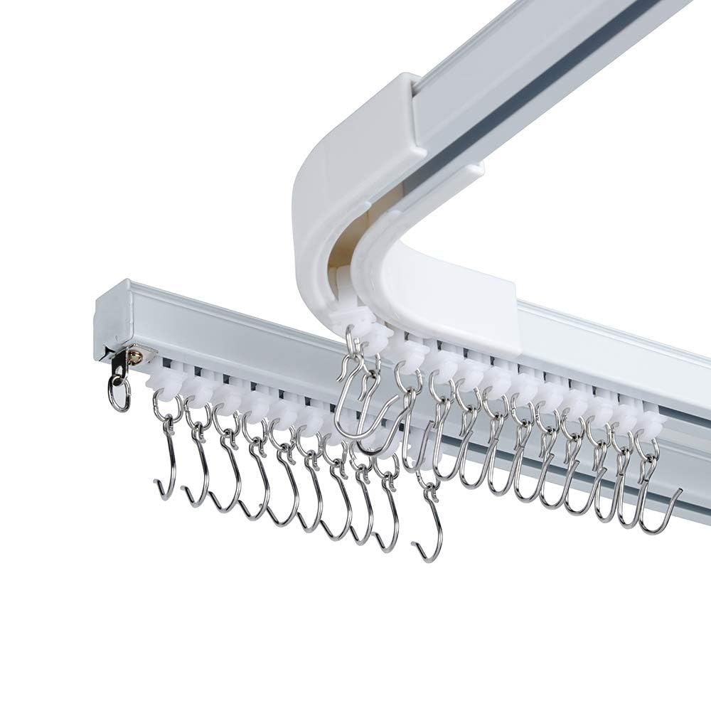 Ceiling Curtain Track System Set