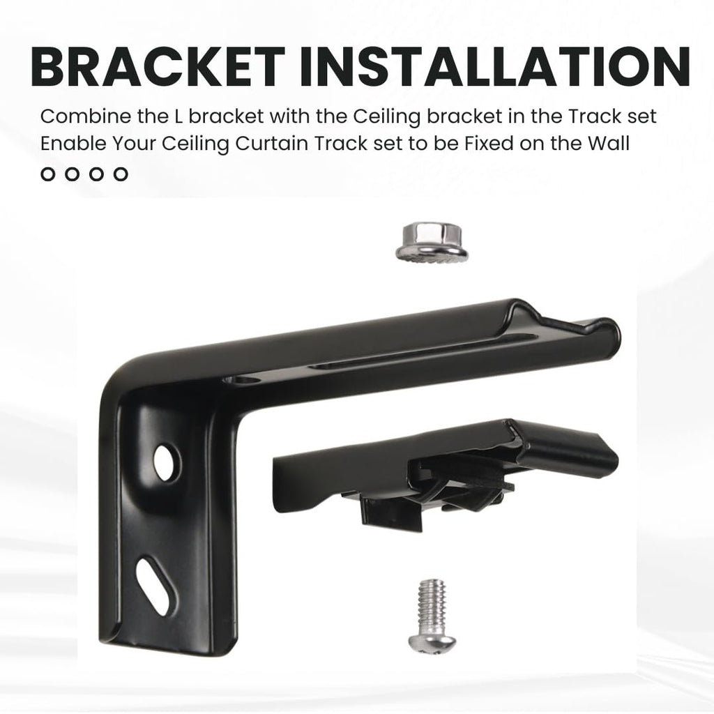 Ceiling Curtain Track System Set