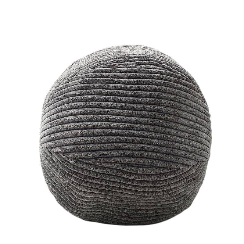 Corduroy Plush Ball Throw Pillow Set