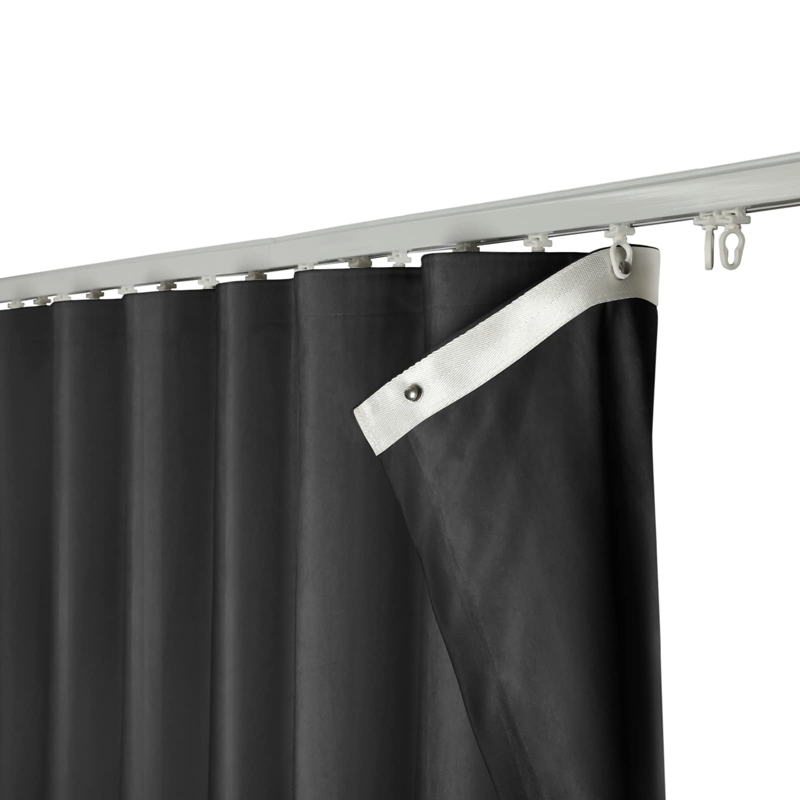Double Layer Velvet Ripple Fold Curtain Panel