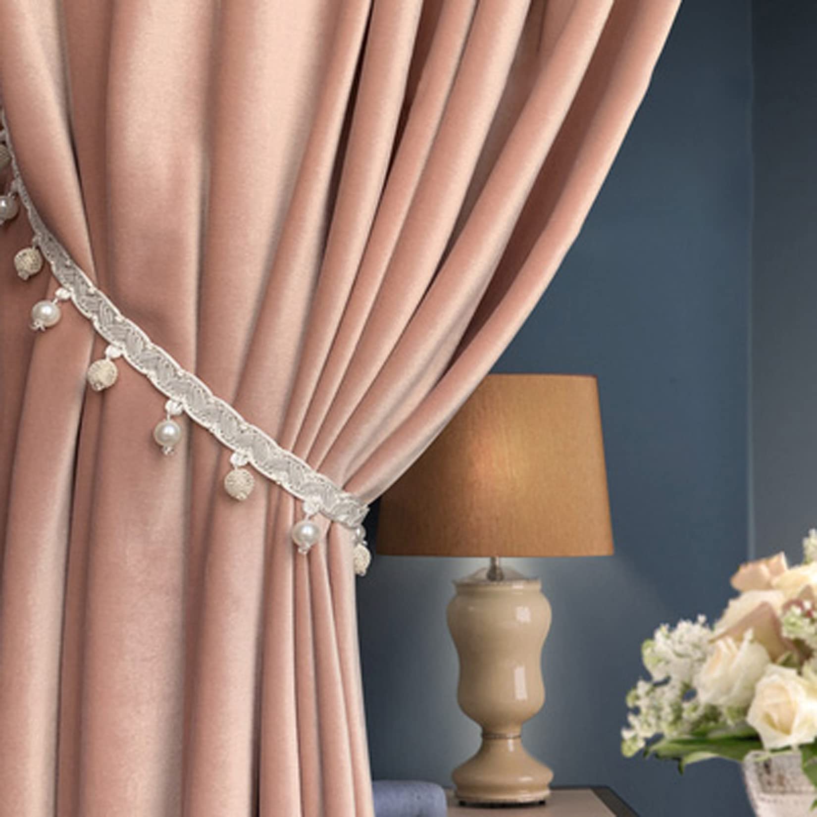 Luxury Velvet Blackout Pencil Pleat Curtains Set