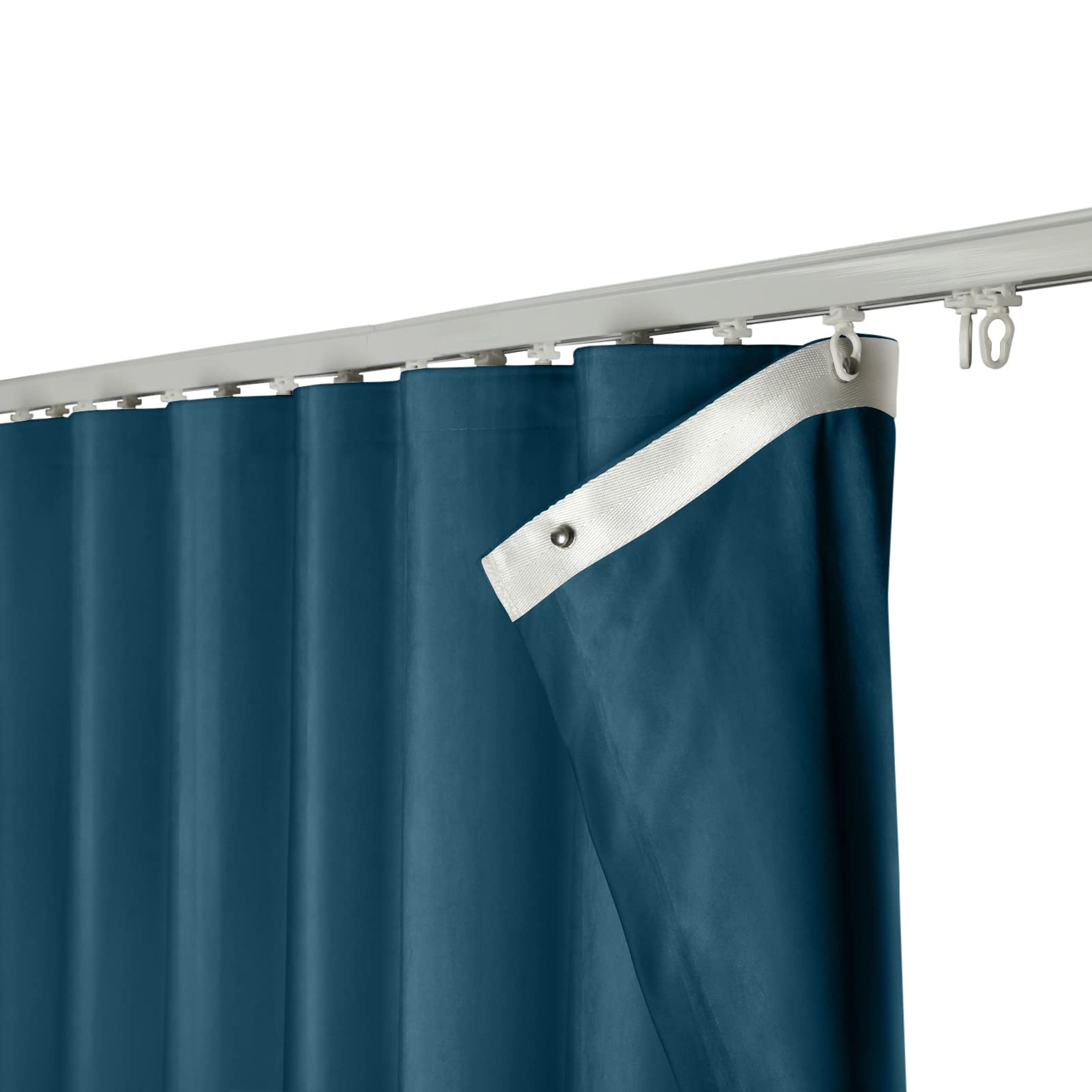 Double Layer Velvet Ripple Fold Curtain Panel