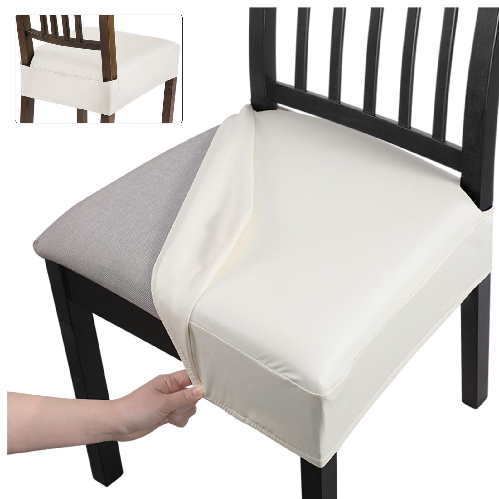 Stretch Dining Chair Seat Covers Set