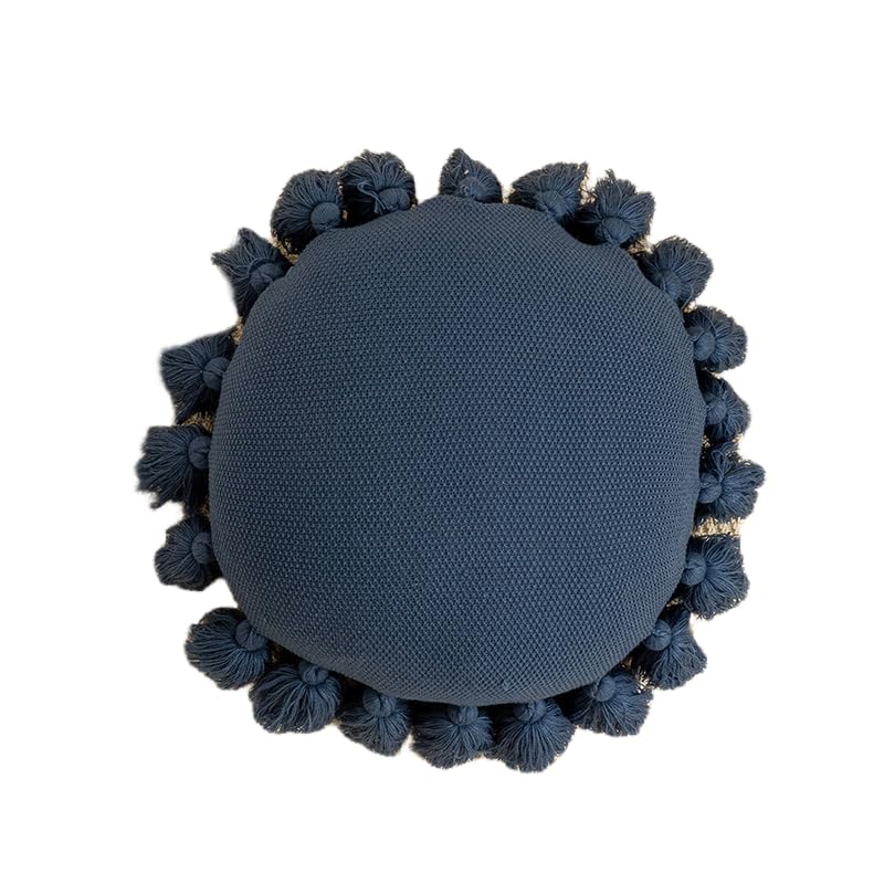 Knitted Tassel Throw Pillow Cushion