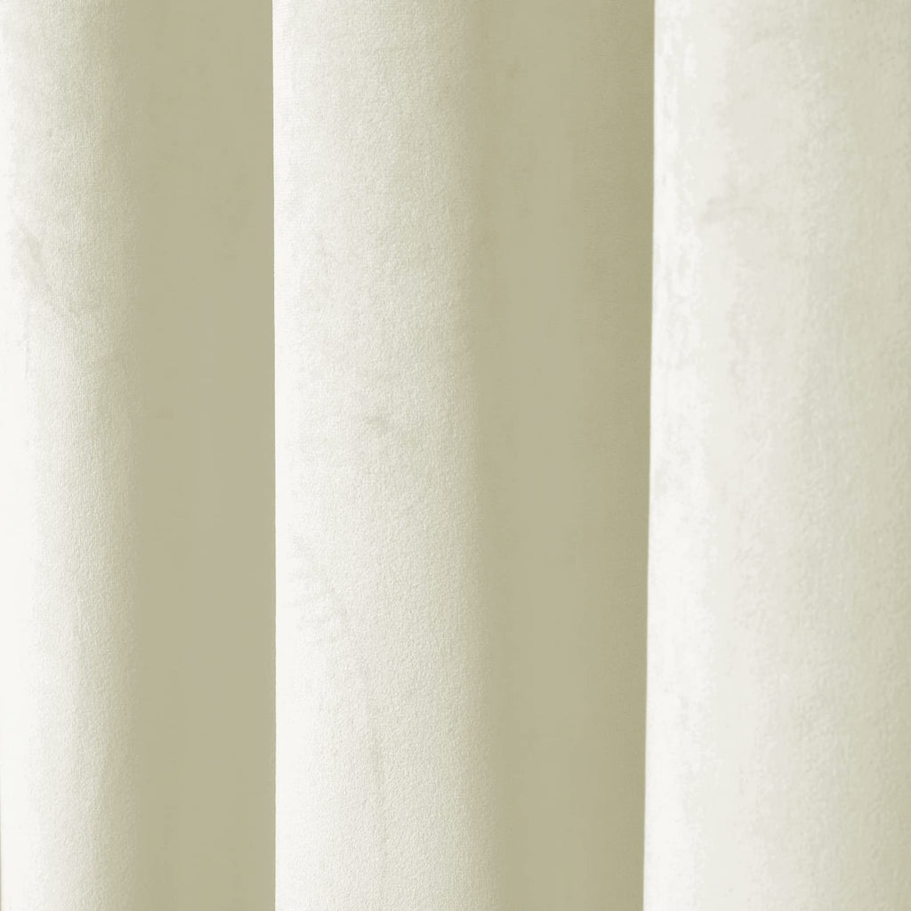 Double Layer Velvet Ripple Fold Curtain Panel