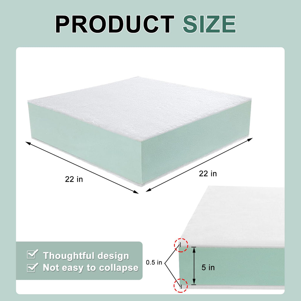 FOUXTEL Extra Thickness Couch Cushion Replacement