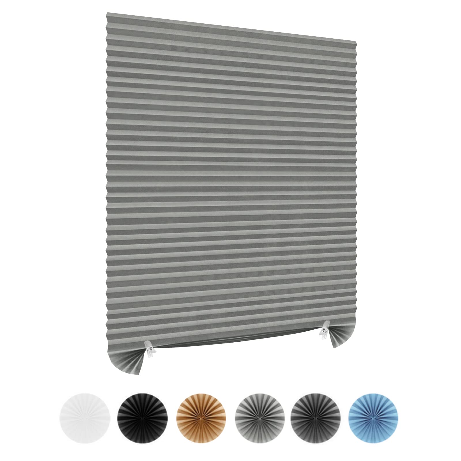 Cordless Blackout Pleated Paper Blind