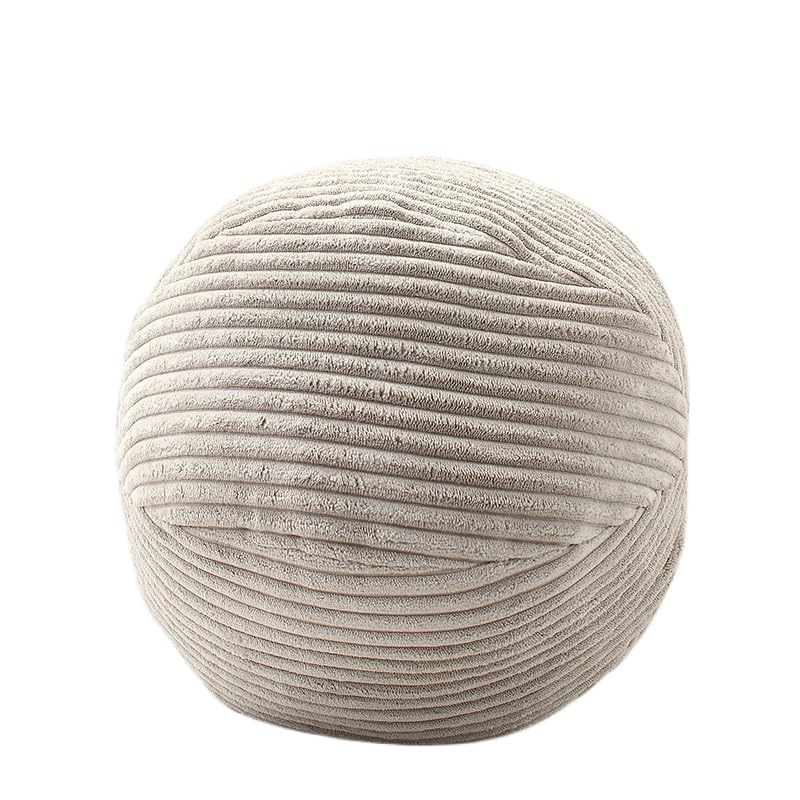 Corduroy Plush Ball Throw Pillow Set