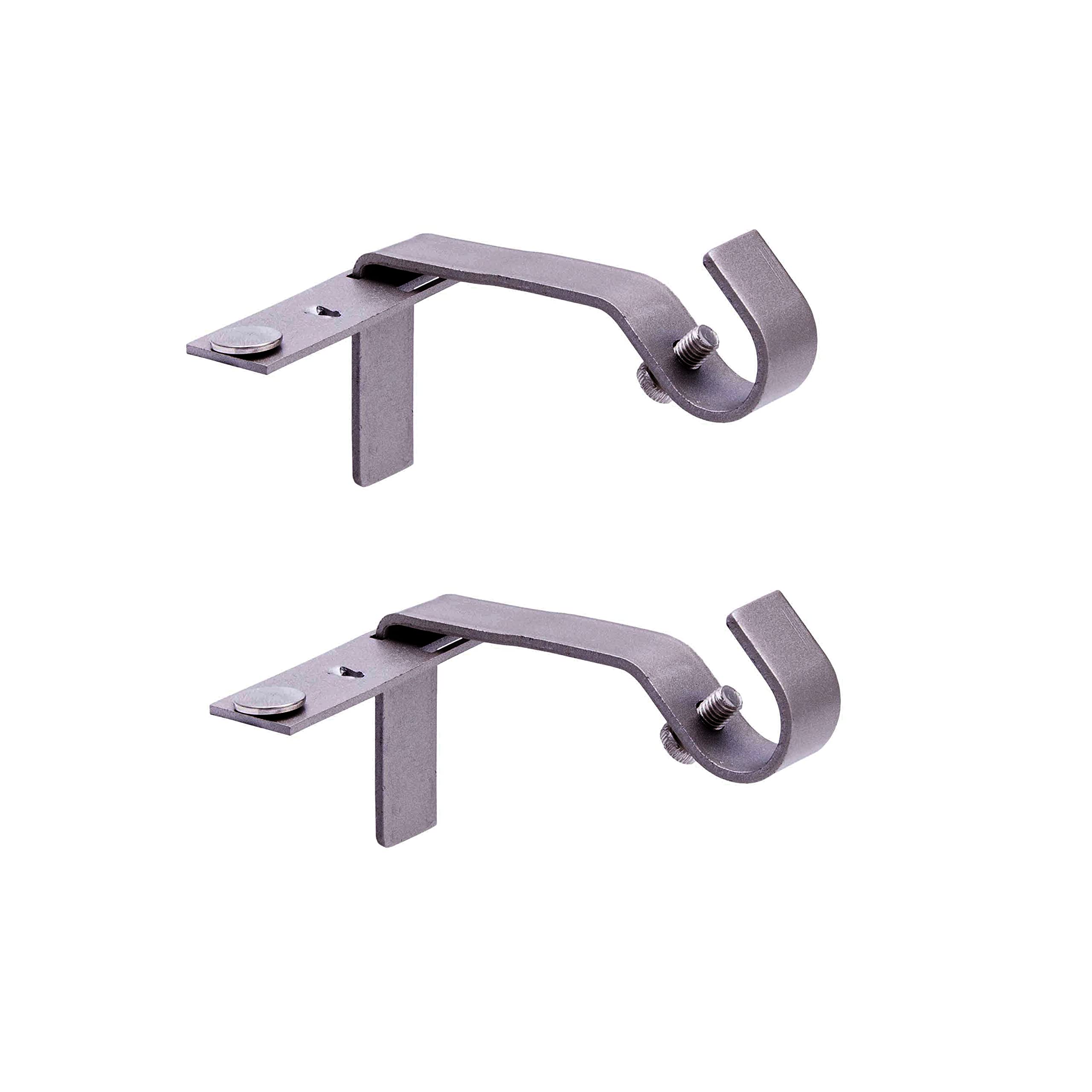 No-Measure Curtain Rod Brackets Set