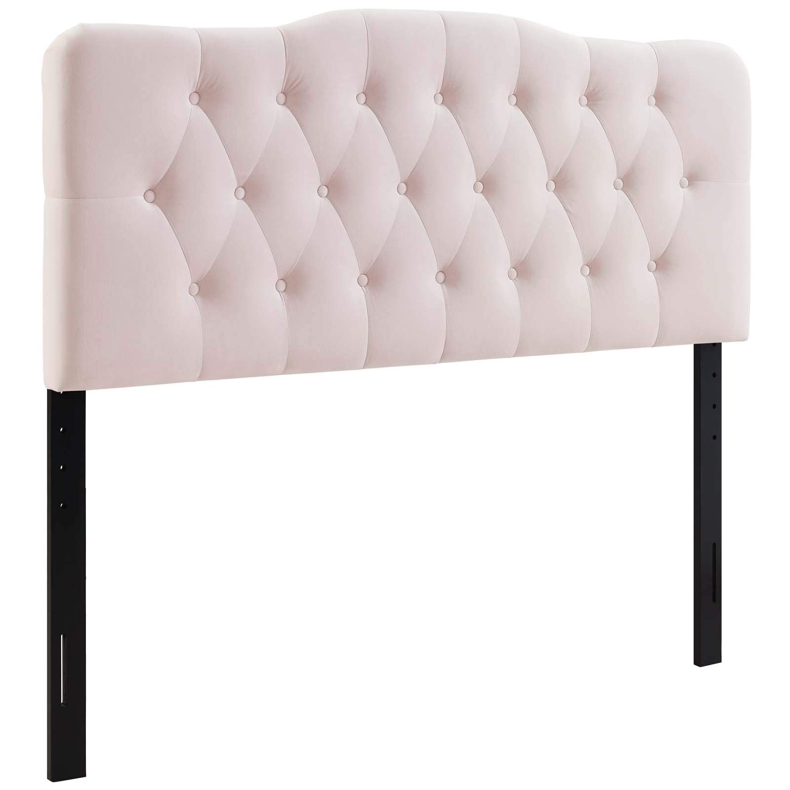 Diamond Tufted Velvet Headboard