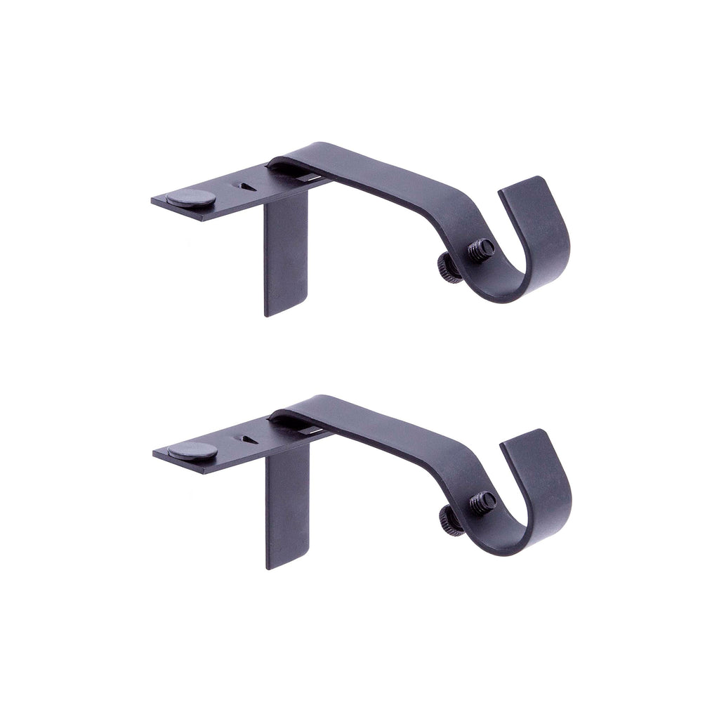 No-Measure Curtain Rod Brackets Set