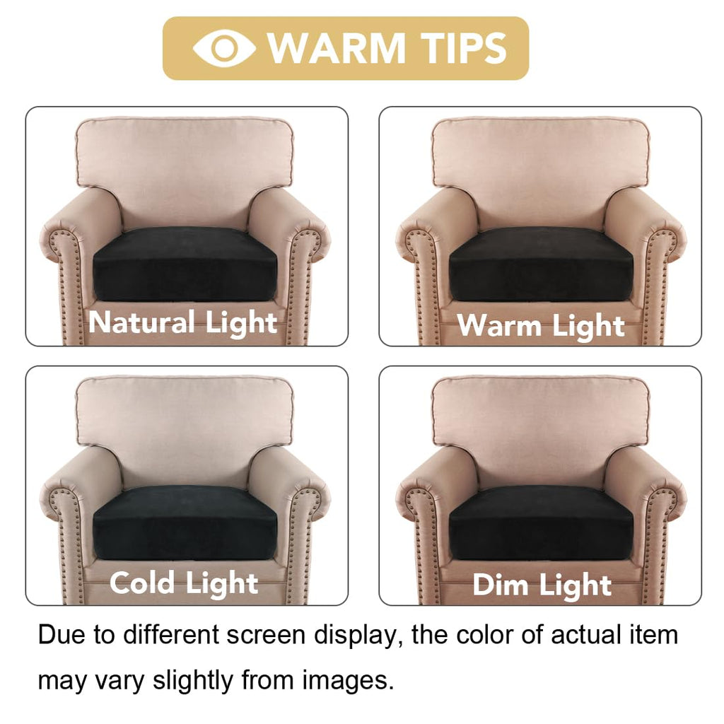 Velvet Stretch Sofa Slipcover Set