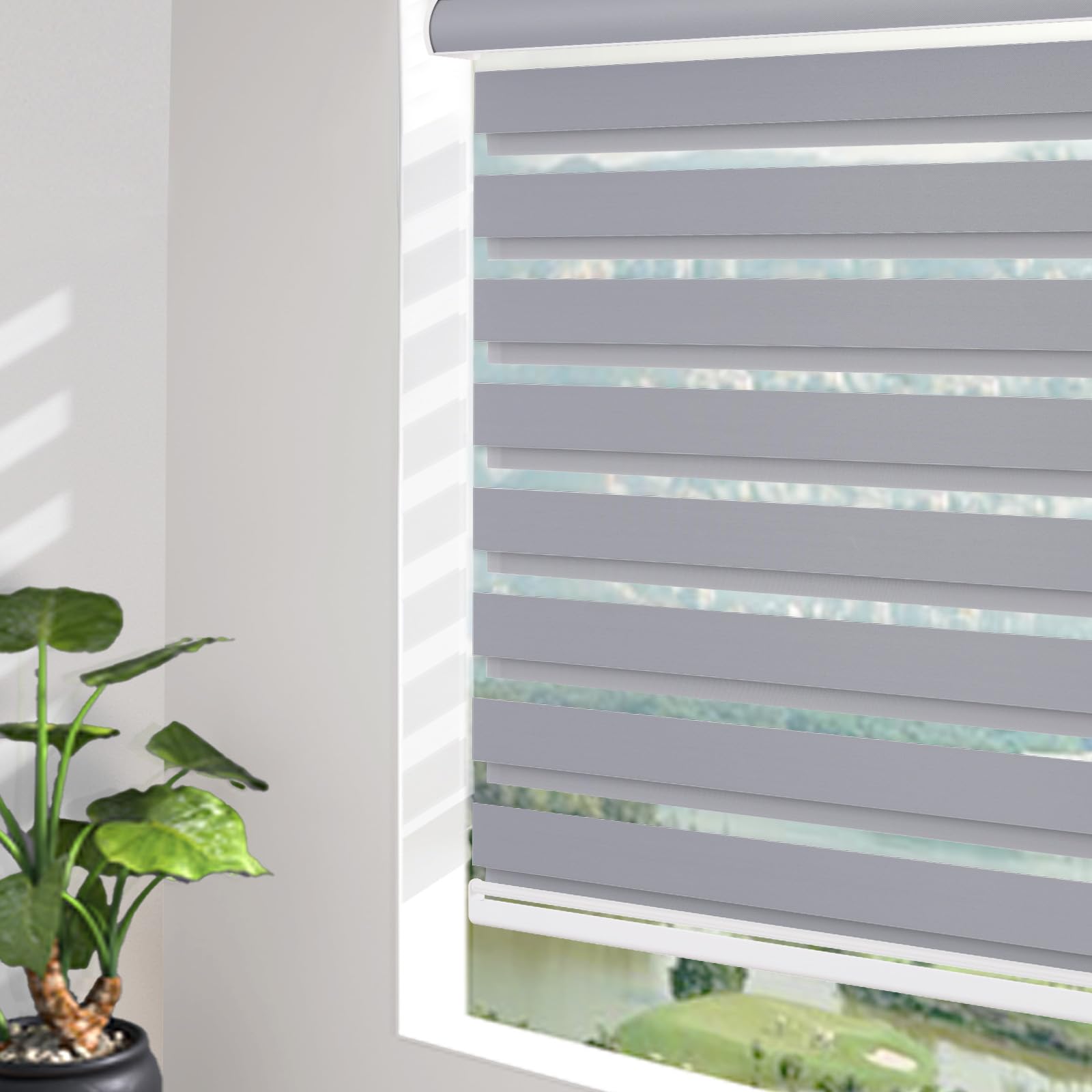 Cordless Zebra Blackout Roller Shades