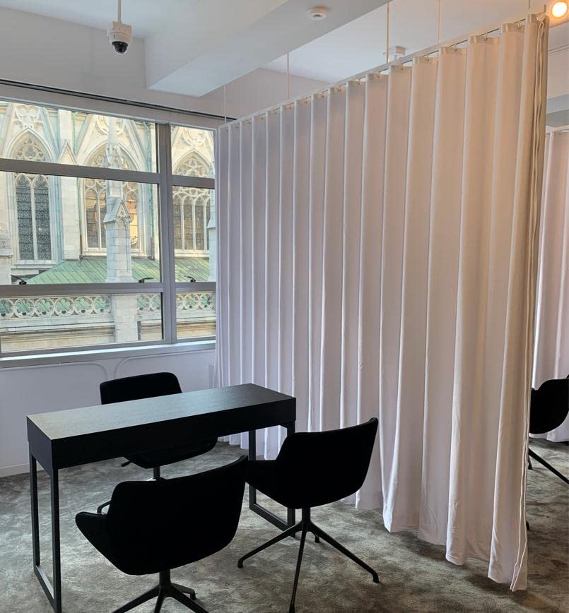 Double Layer Velvet Ripple Fold Curtain Panel