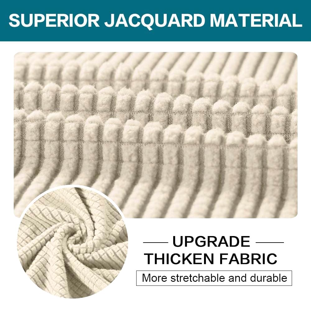 Stretch Sofa Cover with Cushion Covers Set