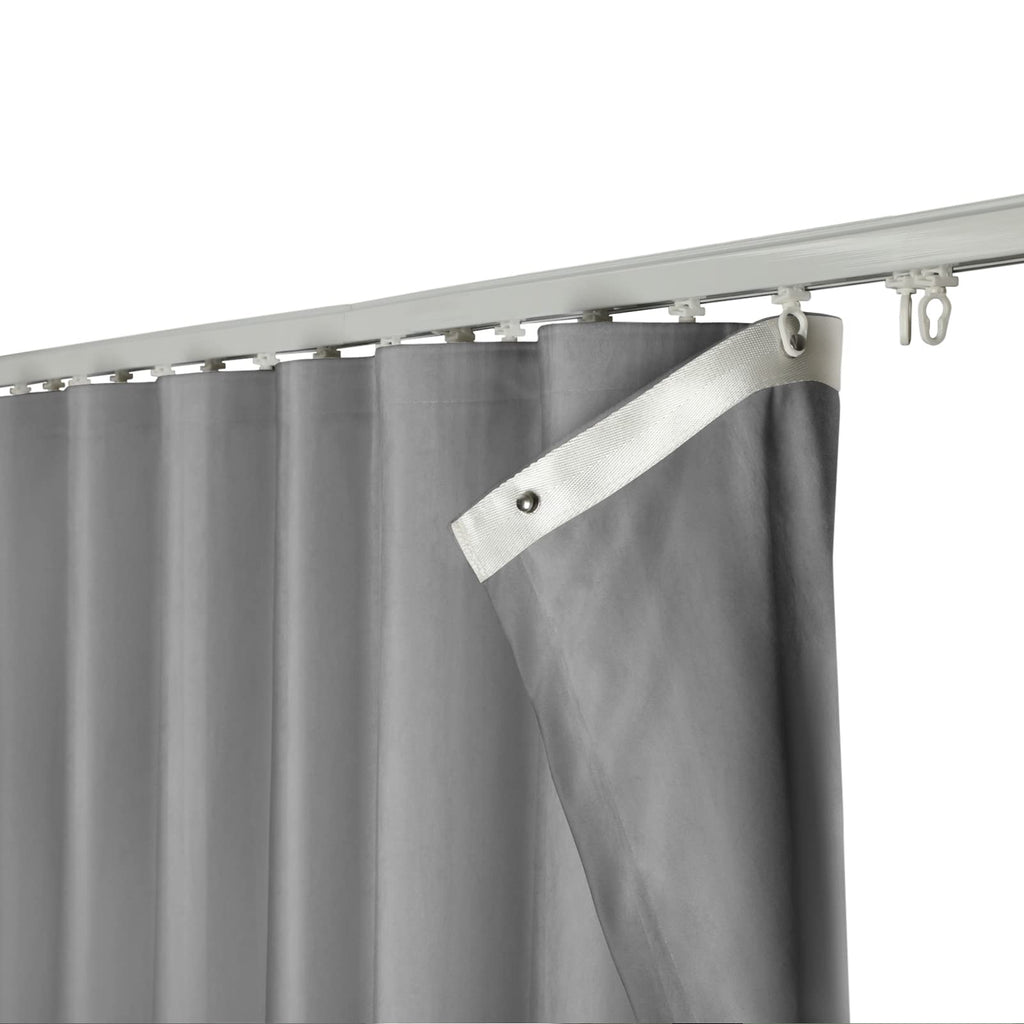 Double Layer Velvet Ripple Fold Curtain Panel