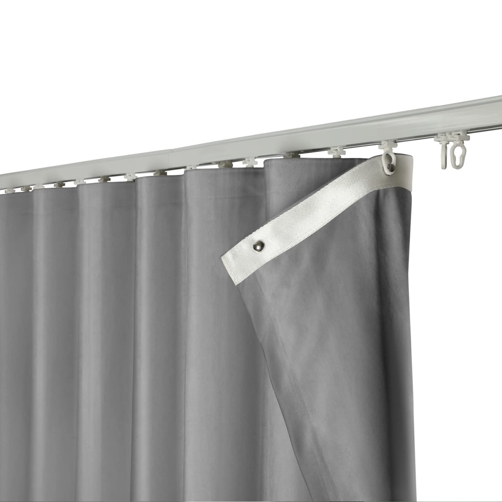 Double Layer Velvet Ripple Fold Curtain Panel