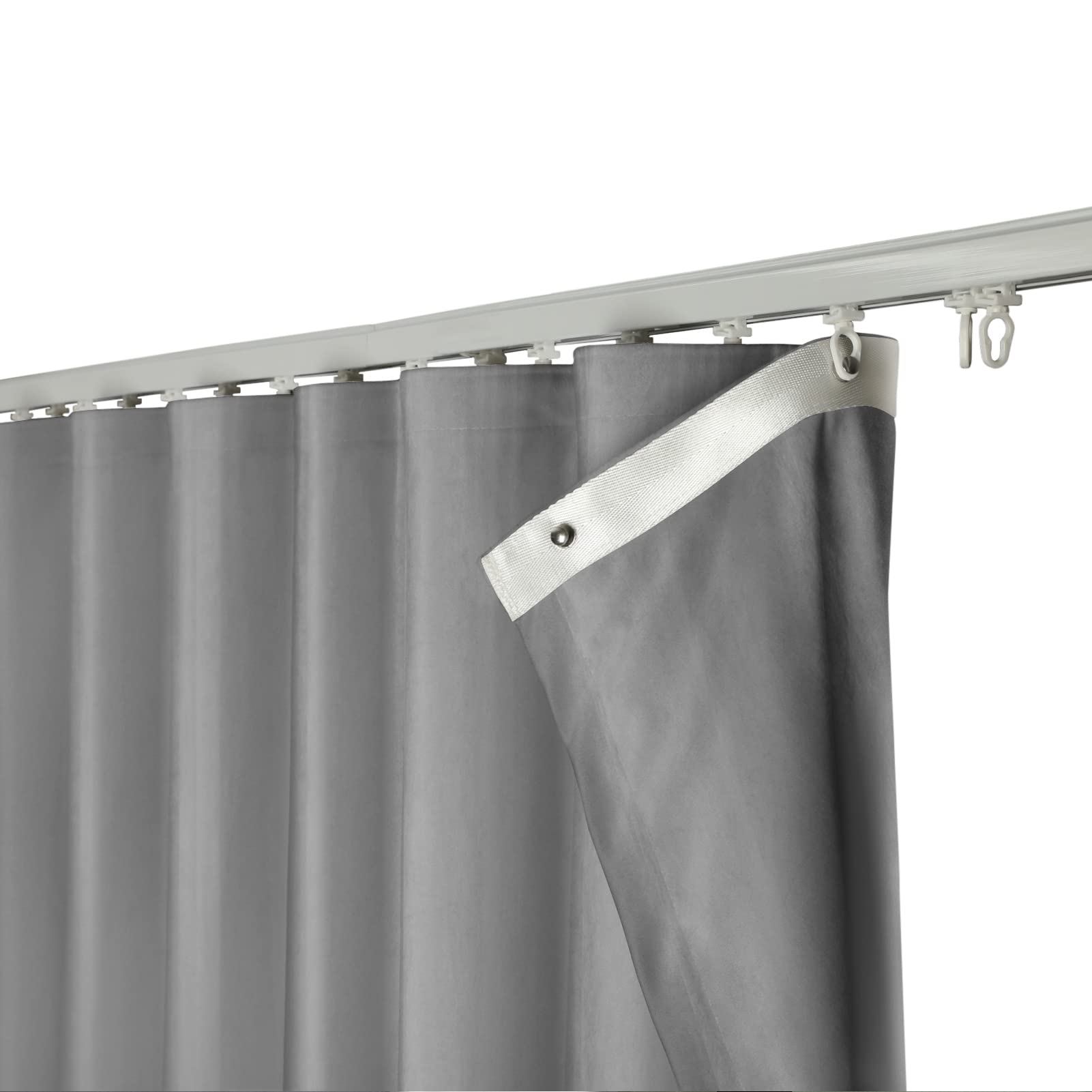 Double Layer Velvet Ripple Fold Curtain Panel