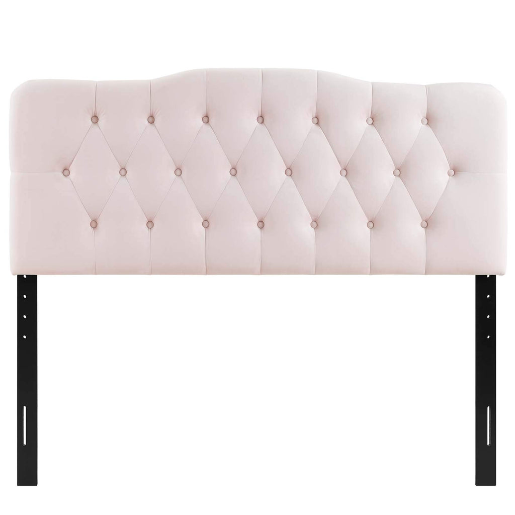 Diamond Tufted Velvet Headboard