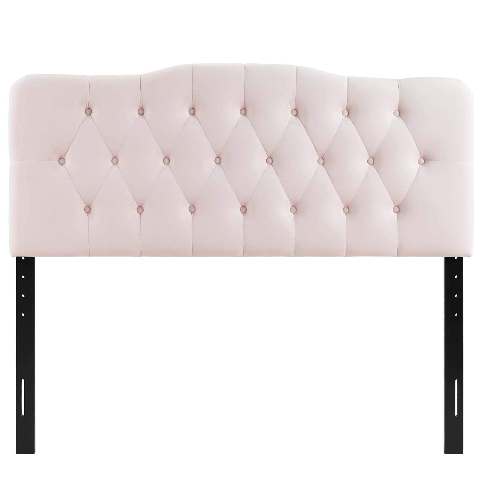 Diamond Tufted Velvet Headboard
