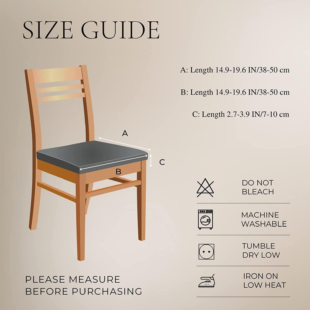 Stretch Dining Chair Seat Covers Set