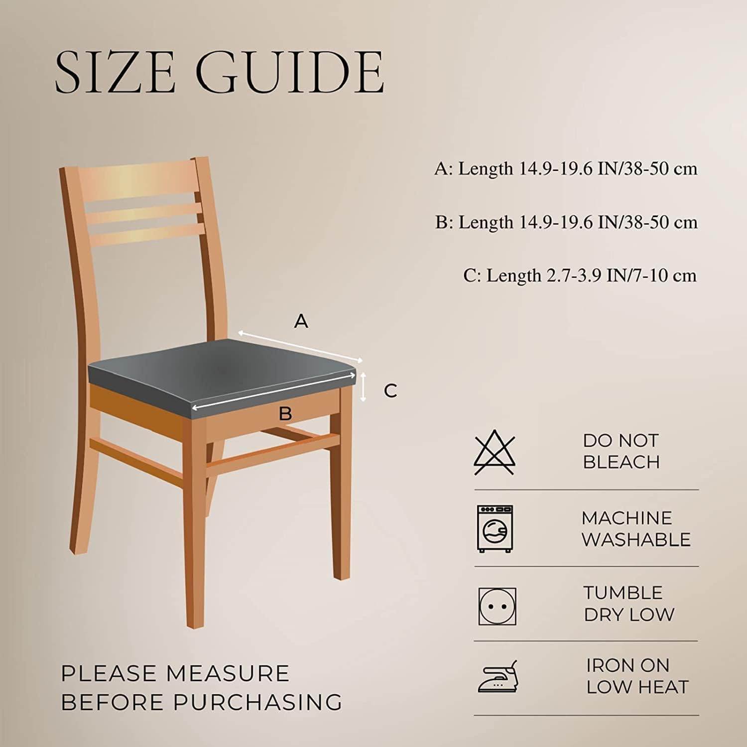 Stretch Dining Chair Seat Covers Set