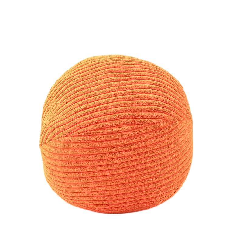 Corduroy Plush Ball Throw Pillow Set