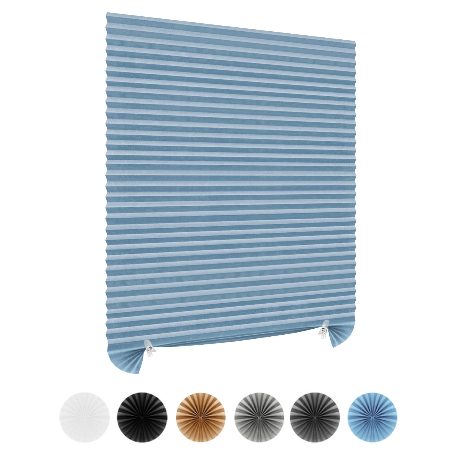Cordless Blackout Pleated Paper Blind
