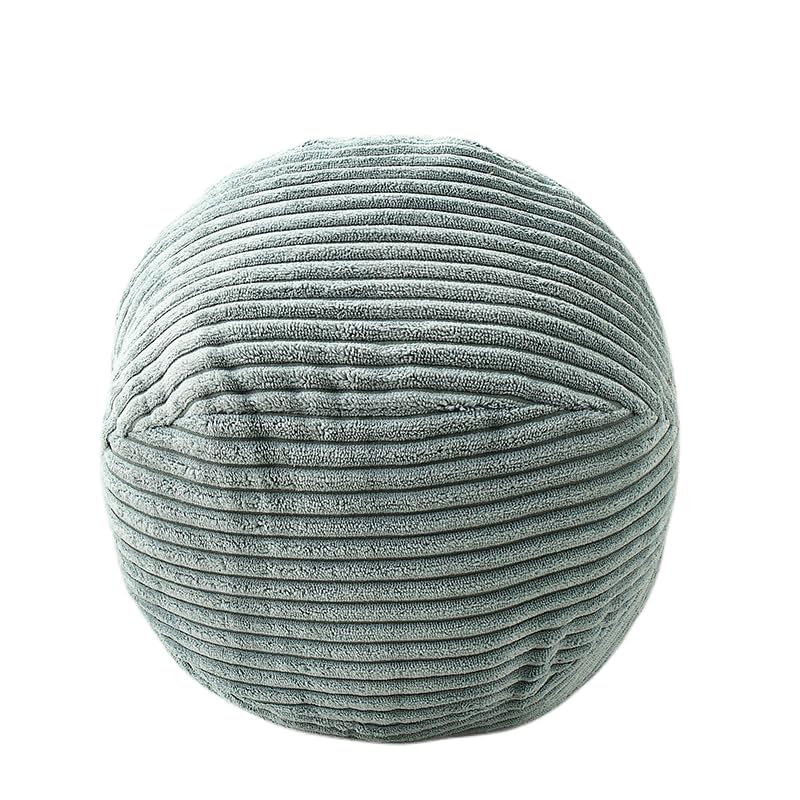 Corduroy Plush Ball Throw Pillow Set