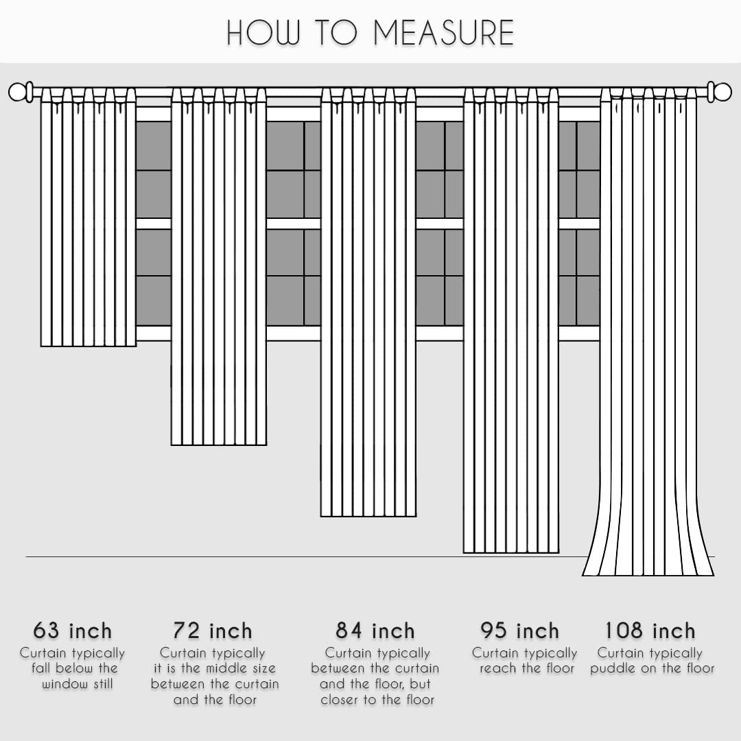 Extra Long Pinch Pleated Sheer Linen Curtains Set