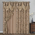 Burnout Organza Window Curtain Set