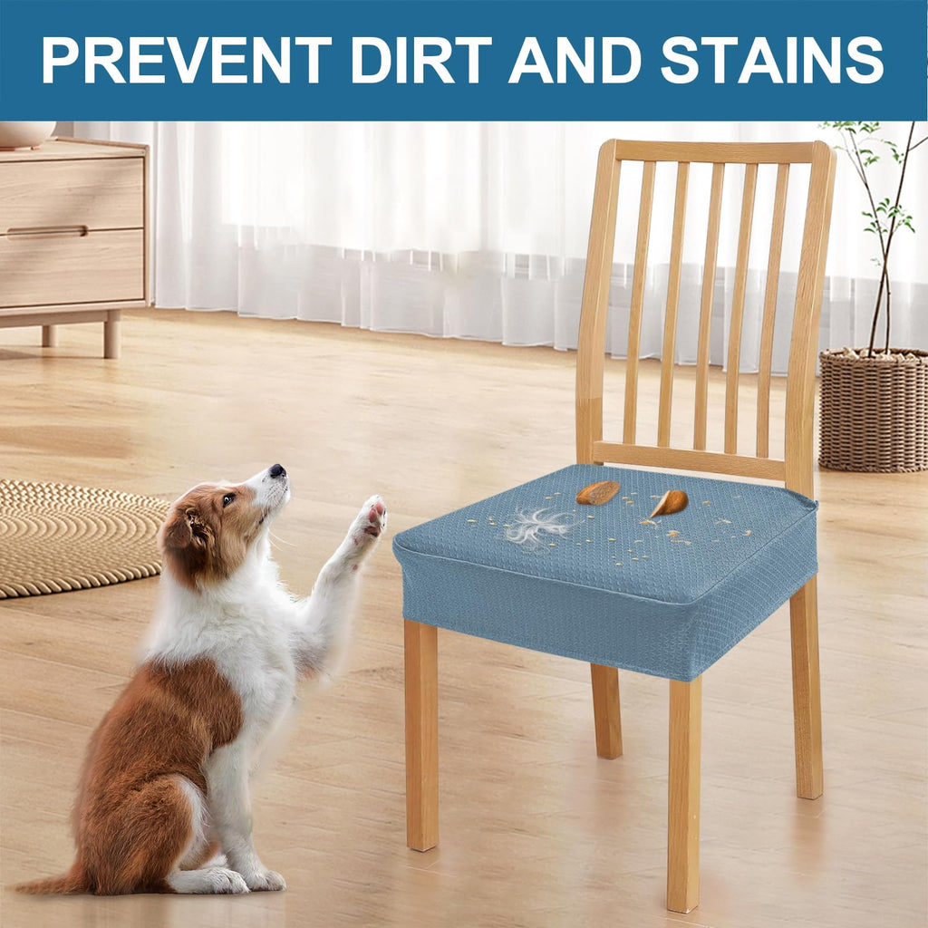 Waterproof Jacquard Chair Seat Covers Set