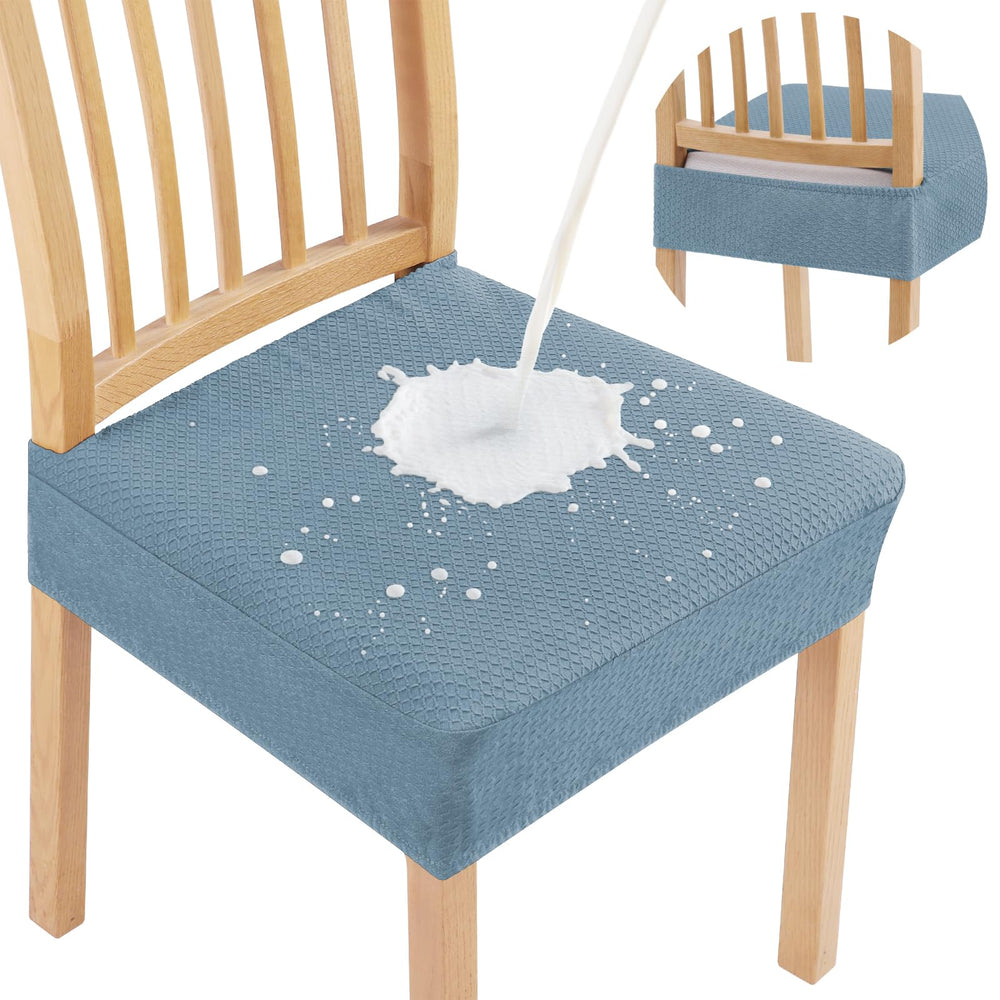 Waterproof Jacquard Chair Seat Covers Set