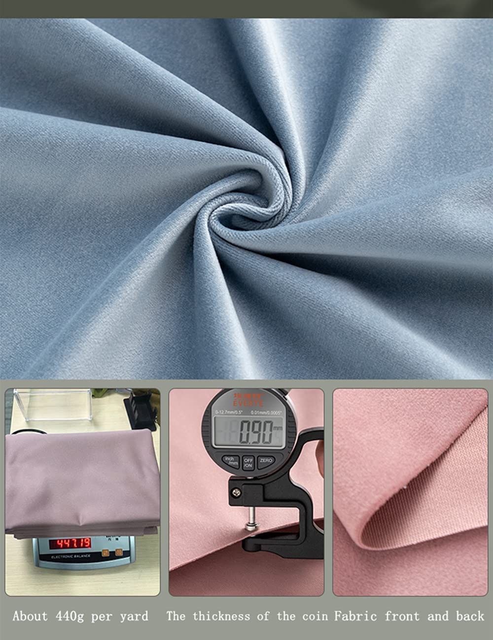 TinaKim Velvet Fabric for Upholstery Sofa Chair Cover Material