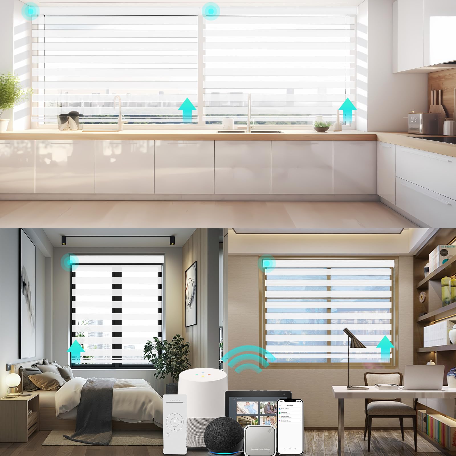 Cordless Zebra Blackout Roller Shades