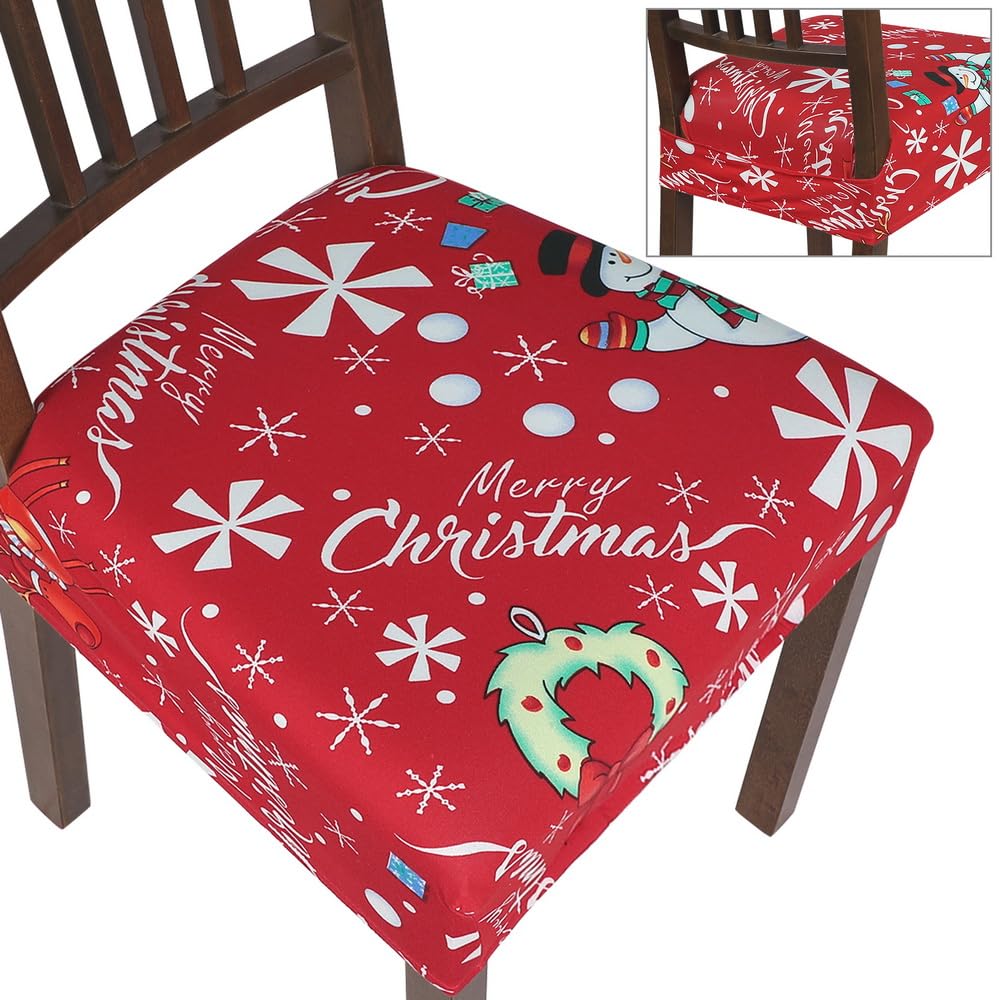 Stretch Dining Chair Seat Covers Set
