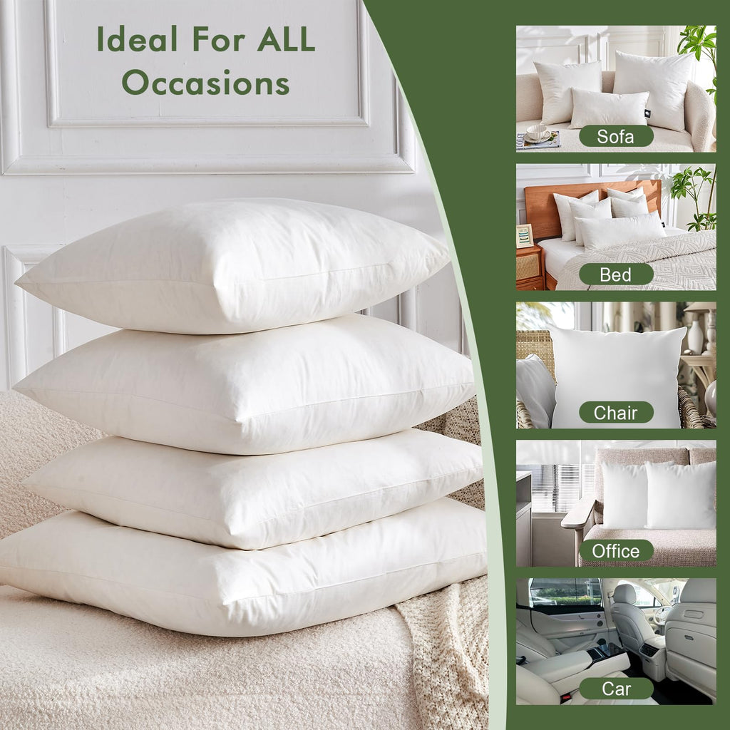 TOPGREEN Feather Down Pillow Insert