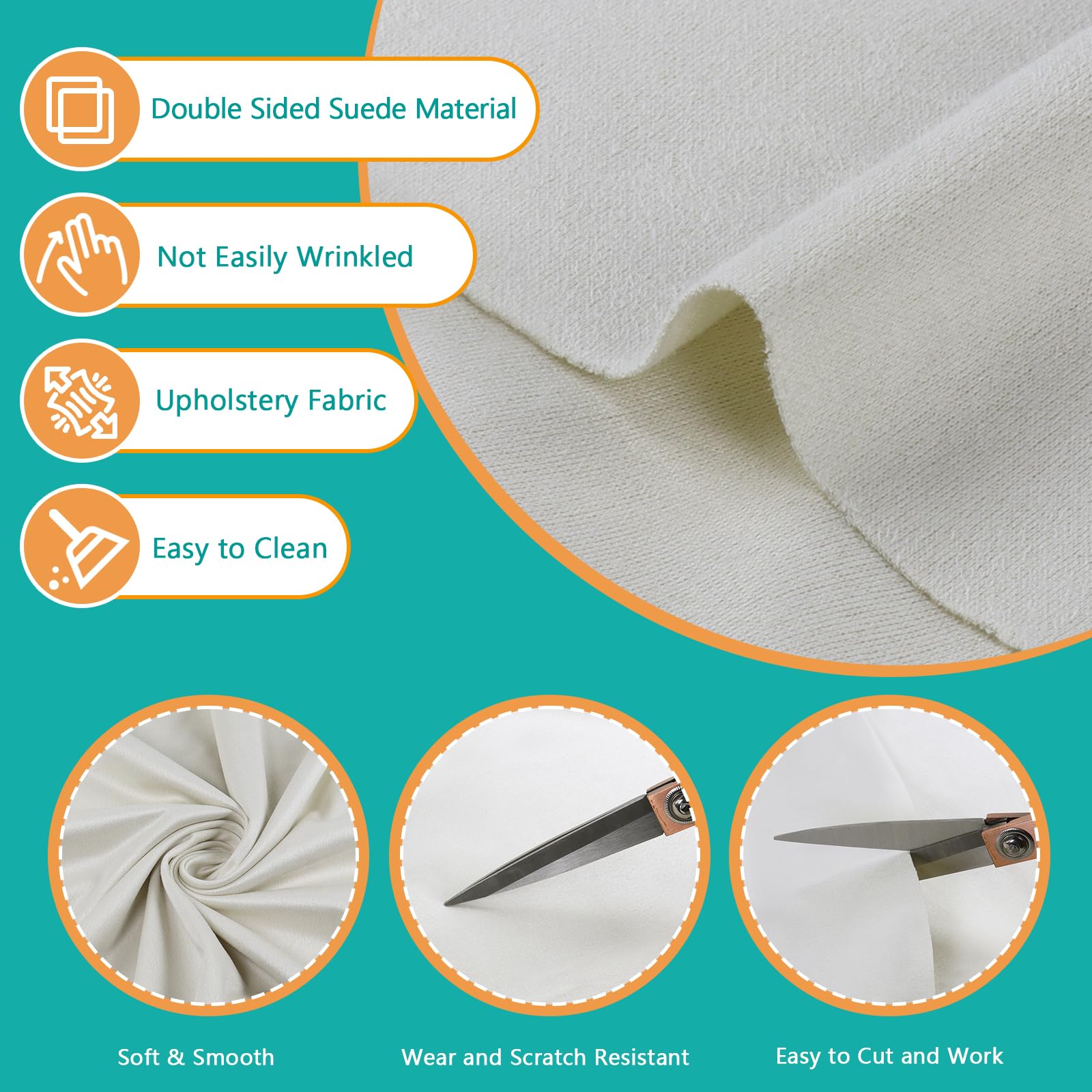 Soft Double-Sided Upholstery Suede Fabric